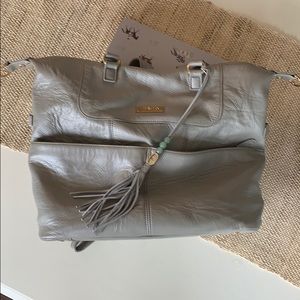 Lilly Jade Shaylee Leather Diaper Bag